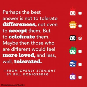 OPENLY STRAIGHT by Bill Konigsberg via This Is Teen