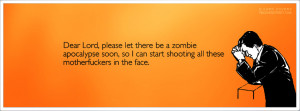 Zombie Apocalypse Facebook Cover Dear lord zombie apocalypse
