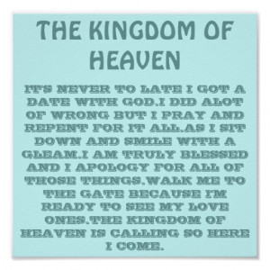 The Kingdom Of Heaven Poster