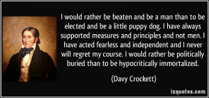 More Davy Crockett Quotes