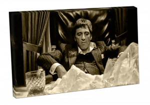 ... Canvas art print ready to hang Iconic American gangster movie SCARFACE