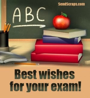 Best Wishes Quotes For Exam Abc best wishes for you exam!