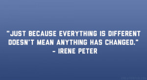 irene peter quote