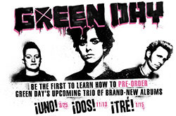 Tré Cool posts an update on Facebook about ¡Uno!, ¡Dos!, and ¡Tré ...