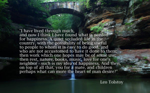 Tolstoy, Family Happiness motivational inspirational love life quotes ...