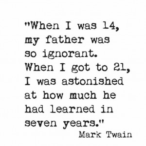 Mark Twain - right as always