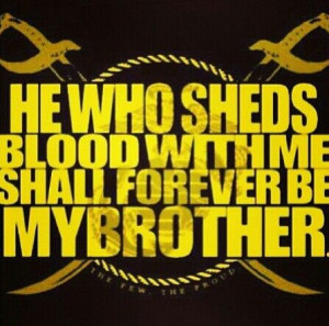 Brothers till death… Semper Fidelis