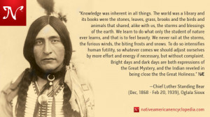 Native American Quote Black
