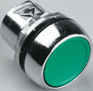 Buy 800F green momentary push button, flush