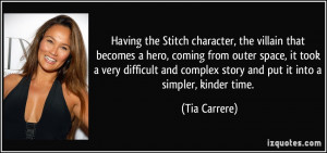 Having the Stitch character, the villain that becomes a hero, coming ...