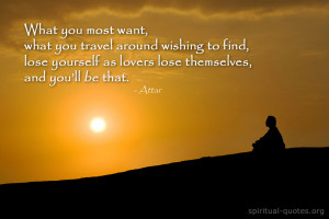 Spiritual quote about longing