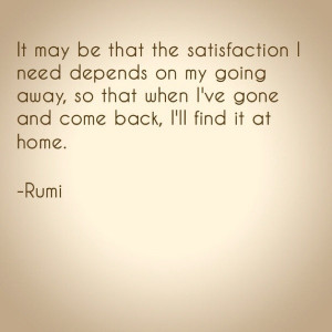 Jalal ad din rumi, quotes, sayings, satisfaction, wisdom