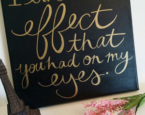 Birdy Lyrics Black and Gold Hand Le ttered Canvas - 12 x 12 ...