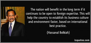 More Hassanal Bolkiah Quotes