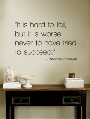 Motivational Wall Quote - Roosevelt