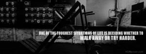 Toughest Part Of Life Quotes Facebook Cover