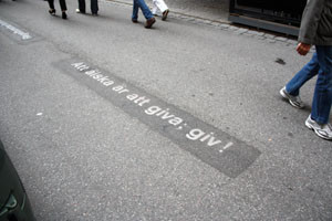 My favourite Queen Street sights though are the quotes by Swedish ...