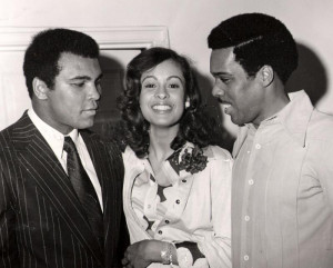 Ali and wife Varonica On the Mountain Top with The Greatest