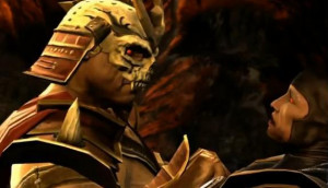 Shao Kahn victorious in the face of Armageddon
