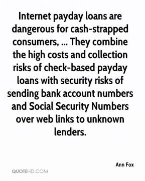 ... security risks of sending bank account numbers and Social Security