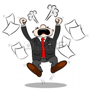 Frustrated Face Cartoon