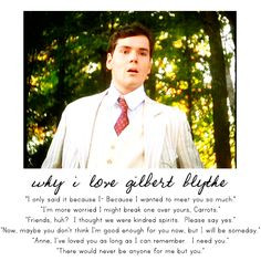 ... , Gilbert Blythe Quotes, Book Series, Anne And Gilbert Quotes, Thing