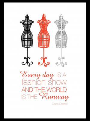 Vintage style shabby chic wall art print – Mannequin, Fashion Quote ...