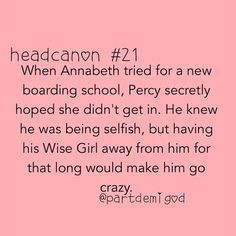 ... what would have happened if Annabeth disappeared instead of Percy