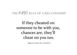 Ridiculously true…so don’t be a homewrecker for some douche who ...