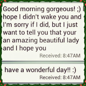 Charming Good Morning Texts for Her!