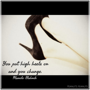 Quote of the day: High heels