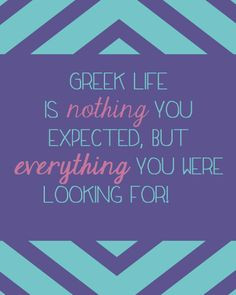 There is nothing lost by trying Greek life for yourself! Ignore the ...
