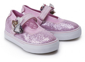 Mary Jane Shoes With A Printed Flower Accent Shoe Details Include