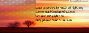 get your shine on Profile Facebook Covers