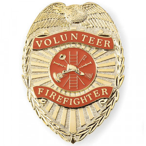 ... | Accessories > Stock Badges > Galls Volunteer Firefighter Badge