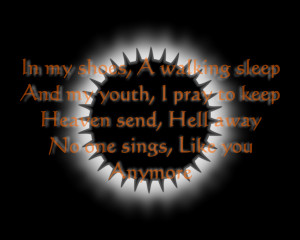 Black Hole Sun - Soundgarden Song Lyric Quote in Text Image