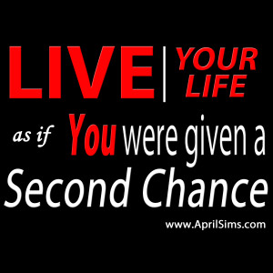 Your Life Quotes Live Your Life As If You Were Given