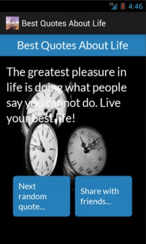 Best Quotes About Life screenshot for Android