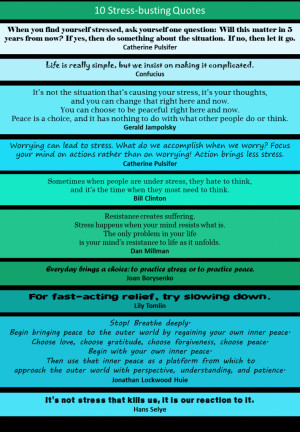 Stress-busting Quotes