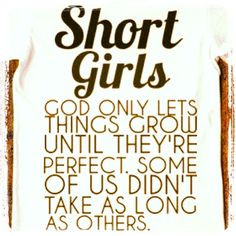 10 I'm considered very short #proudtobeshort #loveit More
