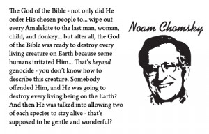 It isn’t often that Noam Chomsky comments on religion; he is most ...