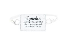 Synchro skating. Synchronized skating jewelry bracelet. Makes for a ...