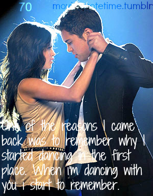 ... the first place. When I’m dancing with you I start to remember