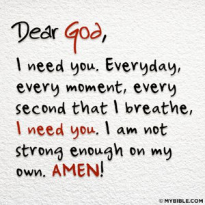 NEED YOU GOD.