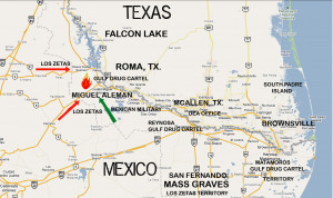 new mexico texas border map