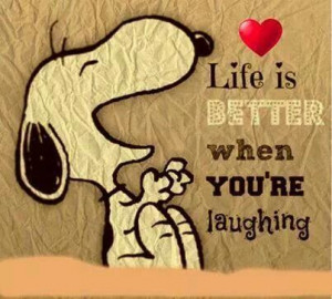 Laughing is good for the soul...