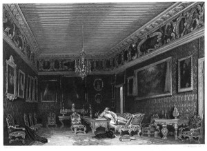 Byron in the Palazzo Mocenigo, Venice. Engraved from a painting by ...