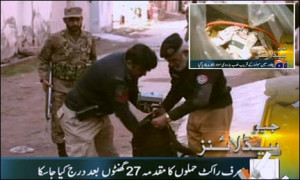 PESHAWAR A case has been lodged into rocket attack by terrorists at