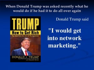 Donald Trump Network Marketing