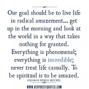 ... life quotes, appreciate life quotes, our goal should be to live life